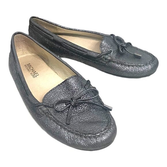 Michael Kors Sutton Metallic Tassel Slip On Comfort Moc Loafer Flats Shoe Size 6 - Picture 5 of 8